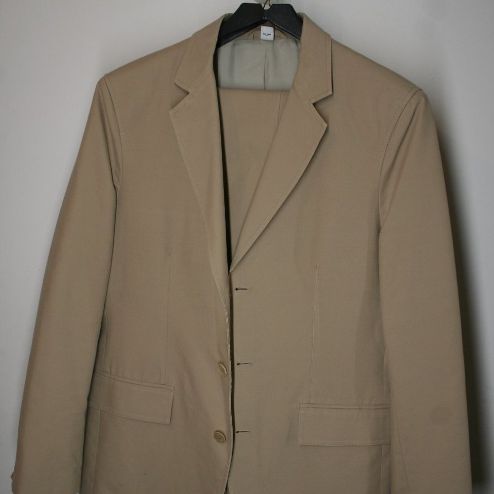 100% Cotton Cream Calvin Klein Suit